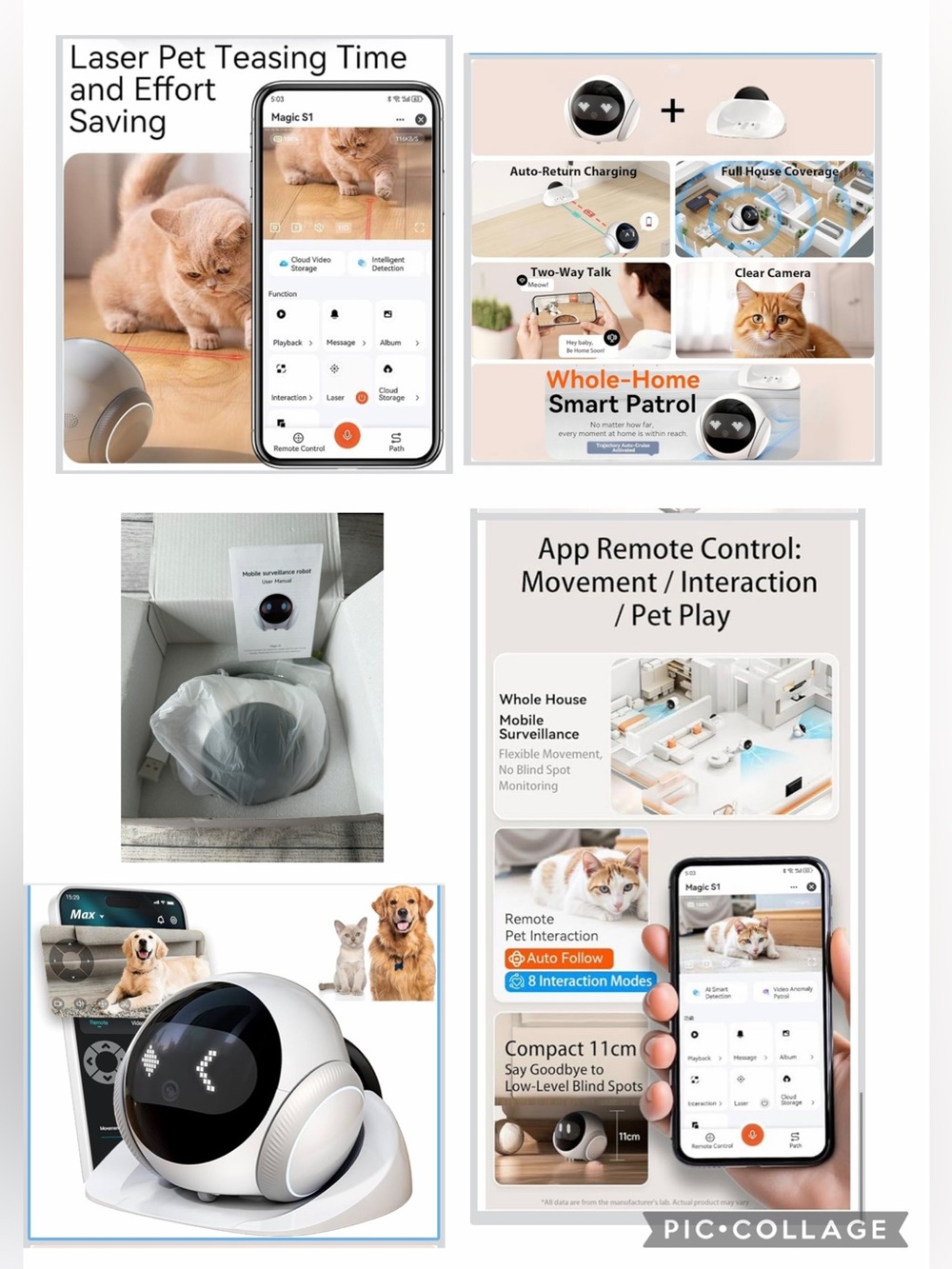 Pet Camera Robot Home Security Camera